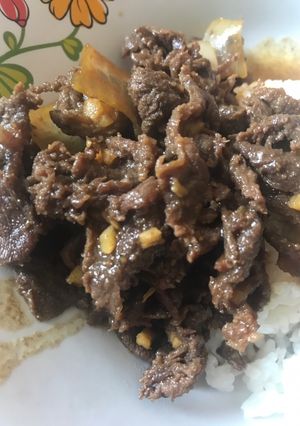 Foto resep Daging rusa teriyaki