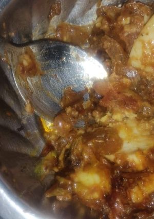 A picture of Aloo tamatar sabji.