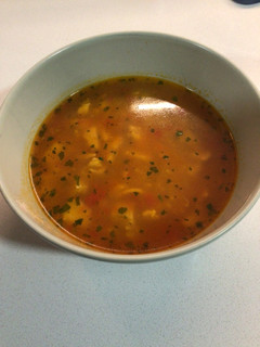 Una foto de Sopa Turca de Tomate y Pollo