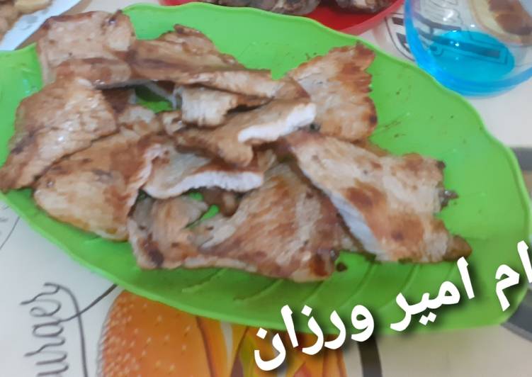 اسكالوب مشوي بدون زيت 😋😋