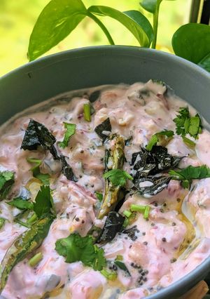 A picture of Traditional Spicy Koshimbir.