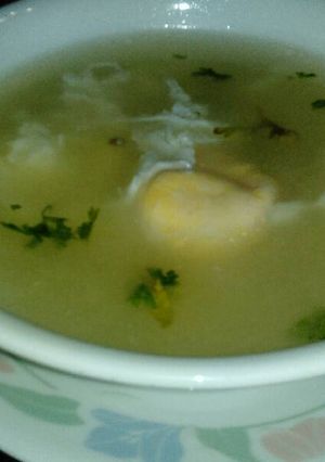 Una foto de Caldo de huevo