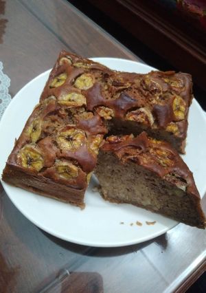 Hình của món Bánh chuối nướng cacao.