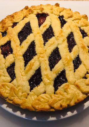 Foto di Crostata con marmellata di prugne