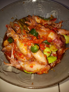 Foto resep Cumi asin pete balado