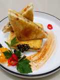 Bread Toast with Creamy Beef and Vegetable Ragù