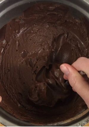 Une photo de Ganache chocolat / framboise