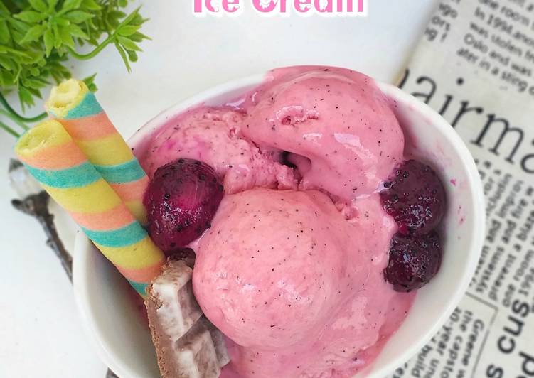 Resep Dragon Fruit Ice Cream yang Bisa Manjain Lidah