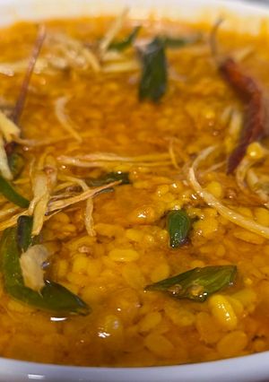 A picture of Dhaba-style daal mash.