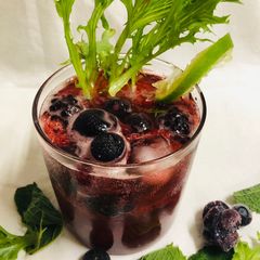 A picture of Raspberry Mojito.