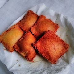 A picture of Stuffed bread#Bread pie#themechallenge#breakfast.