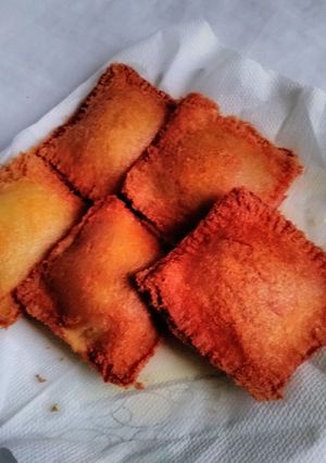A picture of Stuffed bread#Bread pie#themechallenge#breakfast.