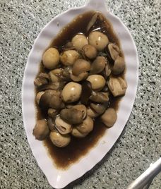 nấm rơm kho xì dầu