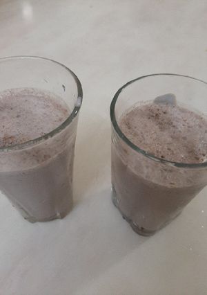 A picture of Chocolate shake.