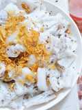 Bánh cuốn chay từ cơm nguội