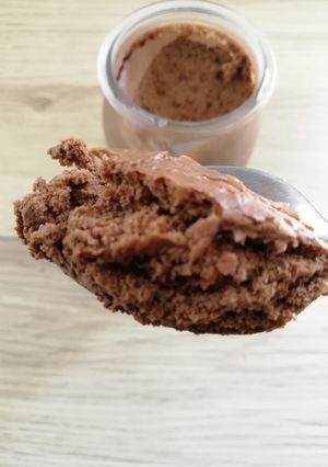 Une photo de Mousse au chocolat vegan et sans sucre ajouté