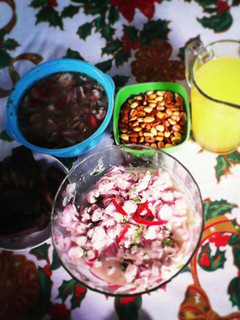 Una foto de Ceviche blanco (curtido)