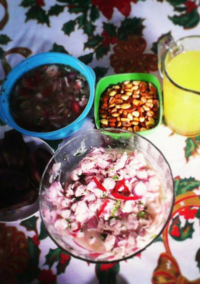 Una foto de Ceviche blanco (curtido)