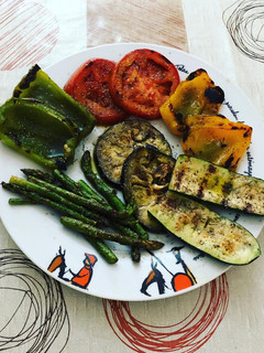 Una foto de Verduras a la plancha