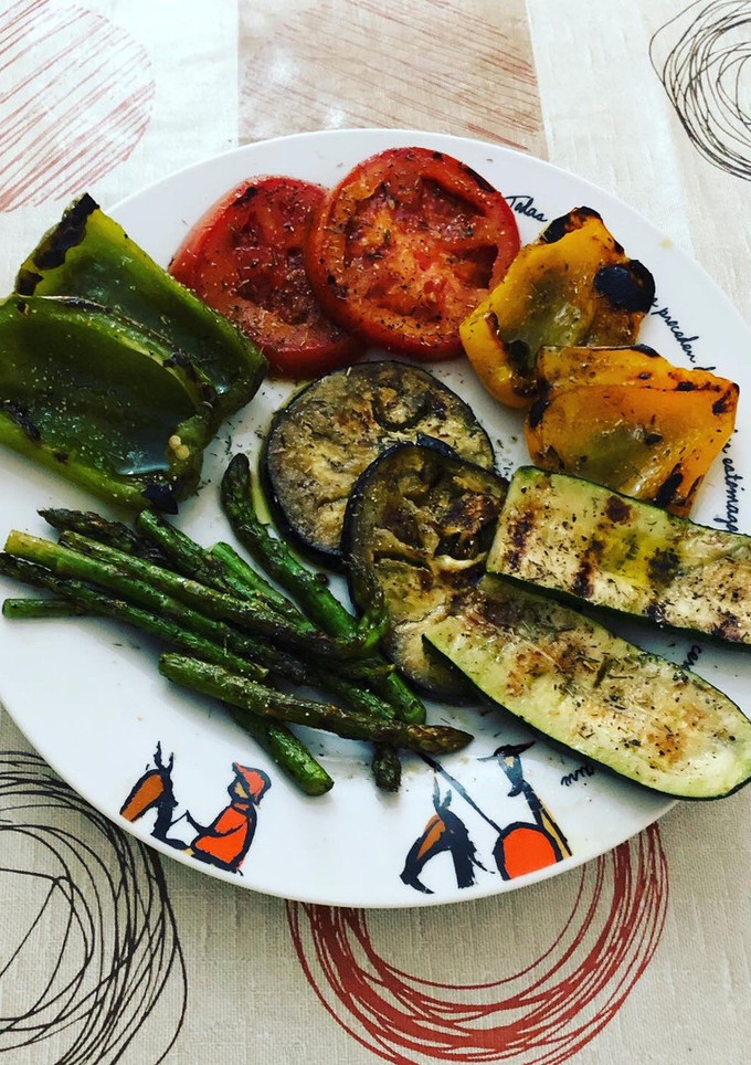 Una foto de Verduras a la plancha