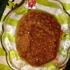 A picture of Lal mirch ki chatpati chutney.