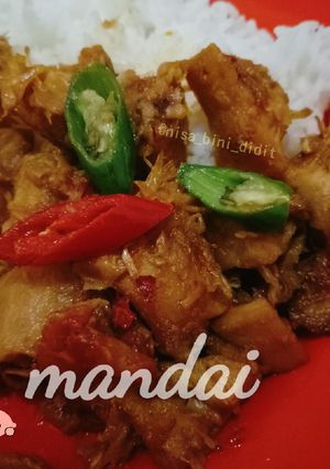Foto resep Mandai (kulit cempedak)