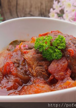 無水番茄燉牛肉 的食譜成品照片