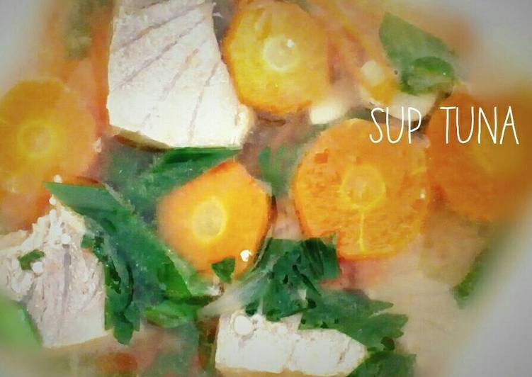 Resep Sup tuna untuk Twins 14month yang Enak Banget