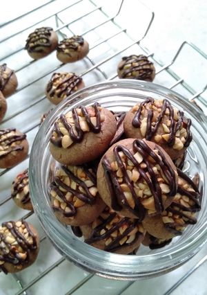 Foto resep Cookies Cokelat Kacang
