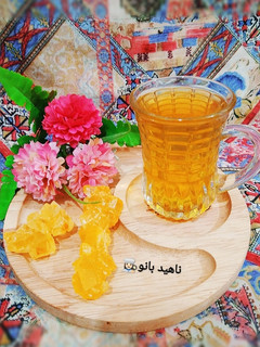عکسی از دستور دمنوش سیب،دارچین،زنجبیل،زعفران