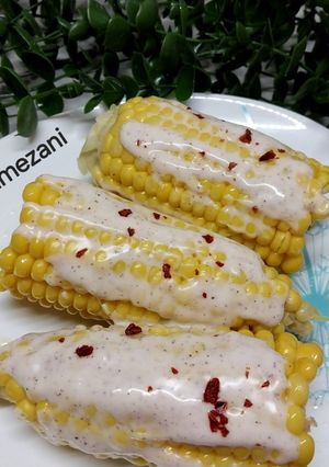 عکسی از دستور ذرت بخار پز با سس ویژه(ذرت تنوری)