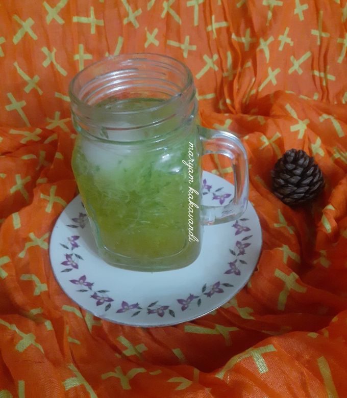 عکسی از دستور شربت خیار و زعفران