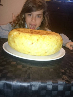 Una foto de Tortillón de papas