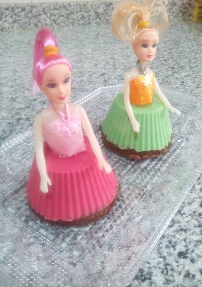 Una foto de Muñecas de mousse de nutella