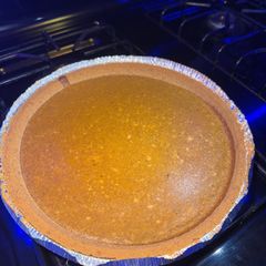 A picture of Cheesecake Factory Pumpkin Cheesecake.