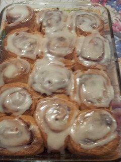A picture of Cinnamon rolls.