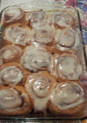 A picture of Cinnamon rolls.