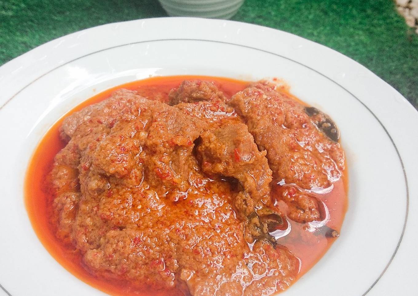 Kalio rendang daging sapi porsi kecil