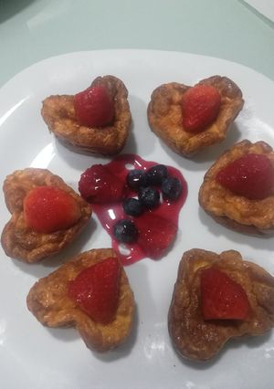 Una foto de Mini tartas de queso keto
