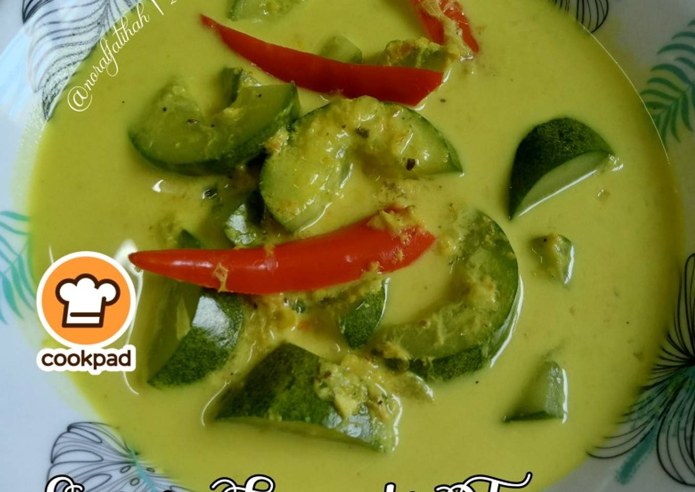 Lemak sayur timun (gaya Terengganu)