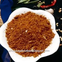 A picture of Coriander chutney powder - Spicy coriander powder.