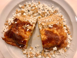 Canelones rellenos de calabaza