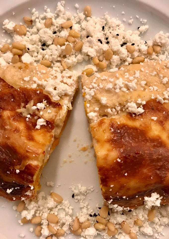 Una foto de Canelones rellenos de calabaza