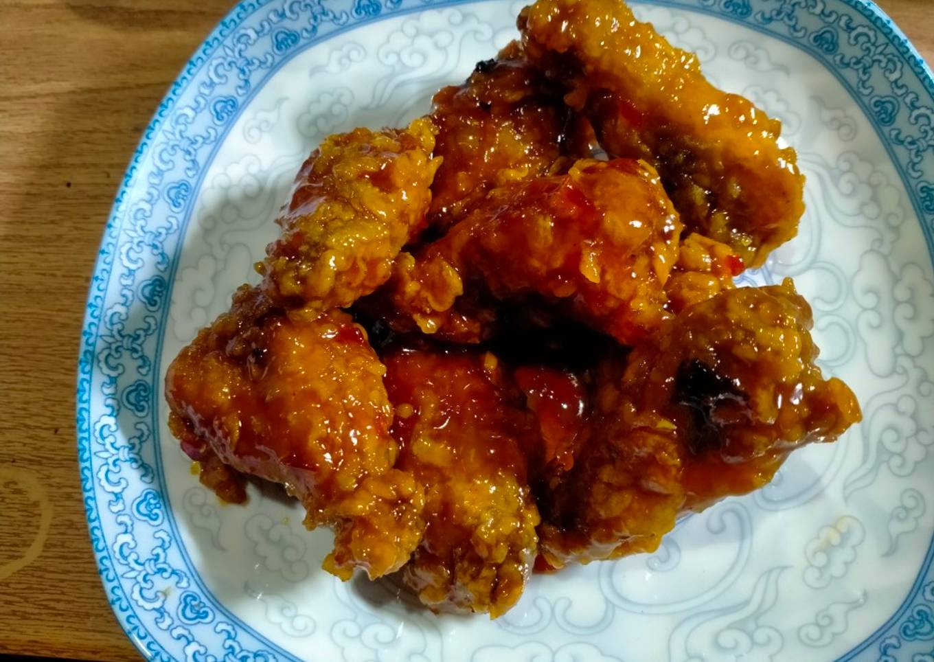 Sayap krispi madu samyang