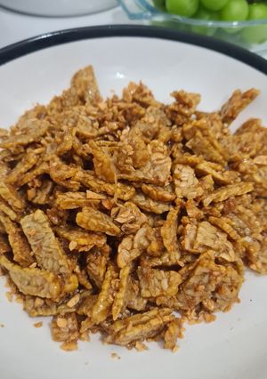 Foto resep Tempe Manis Bawang Putih