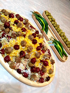 عکسی از دستور آلبالو پلو