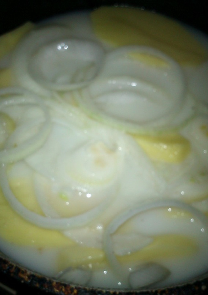 Una foto de Papas a la crema