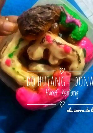 Foto resep (DO-HUTANG) Donat Huruf Kentang
