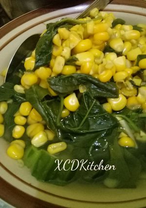 Foto resep Bayam Jagung