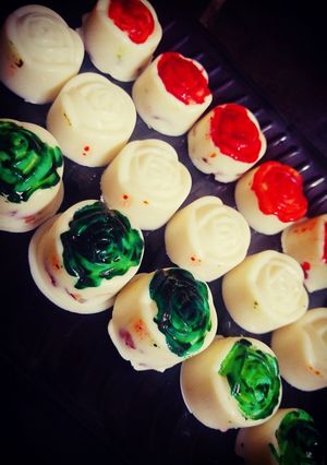 A picture of Assorted homemade chocolates.